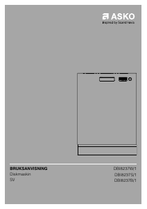 Bruksanvisning Asko DBI8237B/1 Diskmaskin