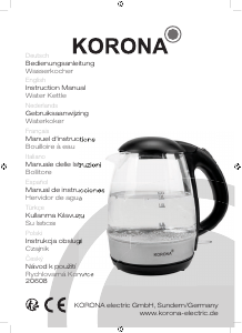 Bedienungsanleitung Korona 20608 Wasserkocher
