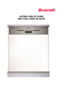 Hướng dẫn sử dụng Brandt VH1472X Máy rửa chén