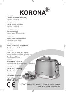 Manual de uso Korona 21668 Tostador