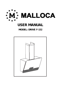 Hướng dẫn sử dụng Malloca DRIVE F-152W Mũ đầu bếp