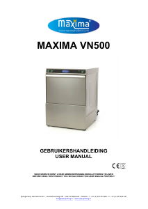 pakket offset vloot Handleiding Maxima VN500 Vaatwasser