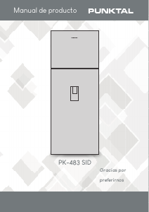 Manual de uso Punktal PK-483 SID Frigorífico combinado