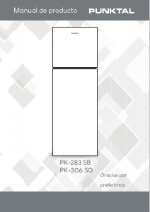 Manual de uso Punktal PK-306 SG Frigorífico combinado