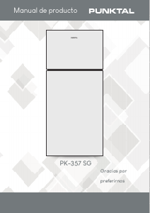 Manual de uso Punktal PK-357 SG Frigorífico combinado