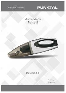 Manual de uso Punktal PK-410 AP Aspirador de mano