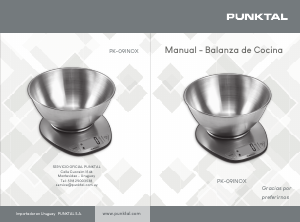 Manual de uso Punktal PK-09INOX Báscula de cocina