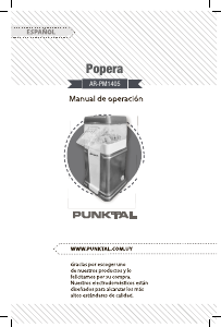 Manual de uso Punktal AR-PM 1405 Maquina de palomitas