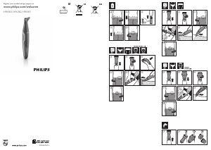Návod Philips HP6381 Dámsky zastrihávač