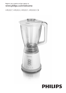 Panduan Philips HR2024 Blender