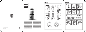 Instrukcja Philips HR3651 Avance Collection Blender