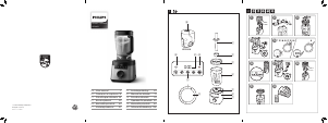 Manuál Philips HR3865 Avance Collection Mixér