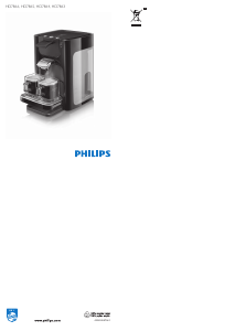 Manual Philips HD6570 Senseo Máquina de café