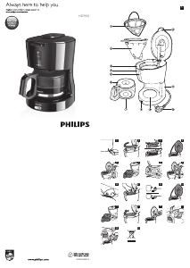 Hướng dẫn sử dụng Philips HD7450 Máy pha cà phê