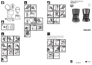 Kullanım kılavuzu Philips HD7457 Kahve makinesi