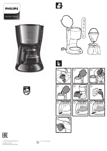 Instrukcja Philips HD7462 Ekspres do kawy