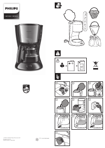 كتيب فيليبس HD7462 ماكينة قهوة