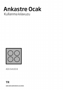 Kullanım kılavuzu BEKO AOV 64100 B Ocak