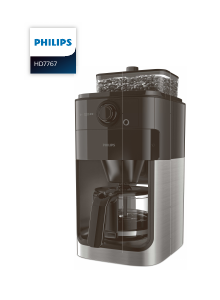 Bedienungsanleitung Philips HD7767 Kaffeemaschine