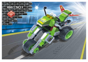 Manual BanBao set 8615 Turbo Power Hawk rider
