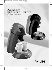 Manuale Philips HD7812 Senseo Macchina da caffè