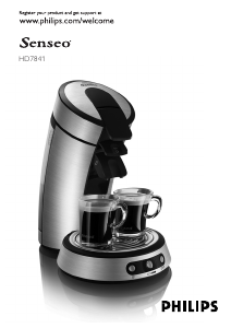 Bruksanvisning Philips HD7841 Senseo Kaffemaskin