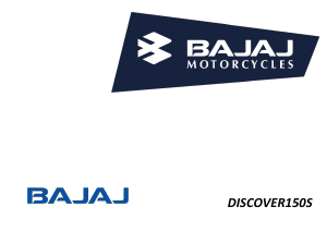 Kullanım kılavuzu Bajaj Discover 150S (2015) Motosiklet