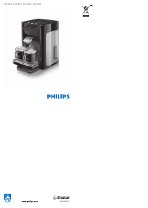 Manual Philips HD7865 Senseo Máquina de café