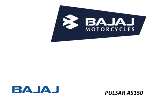 Kullanım kılavuzu Bajaj Pulsar AS150 (2015) Motosiklet