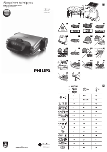 Käyttöohje Philips HD4467 Kontaktigrilli