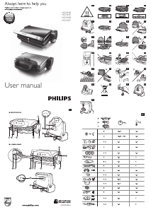 Руководство Philips HD4469 Контактный гриль