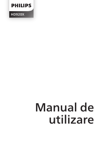 Manual Philips HD9200 Friteuză