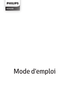Mode d’emploi Philips HD9200 Friteuse