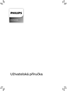 Manuál Philips HD9262 Fritéza