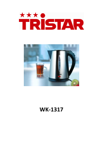 Manual de uso Tristar WK-1317 Hervidor