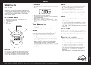 Manual Asaklitt 36-4124 Stopwatch