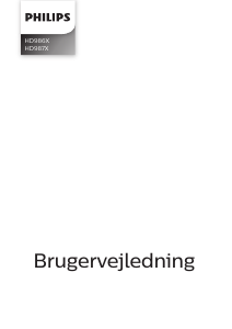 Brugsanvisning Philips HD9867 Frituregryde