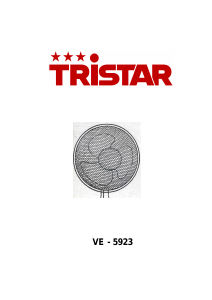 Manual de uso Tristar VE-5923 Ventilador