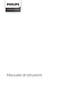 Manuale Philips HD9870 Friggitrice