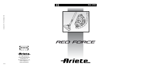 Manual de uso Ariete 2739 Redforce Aspirador