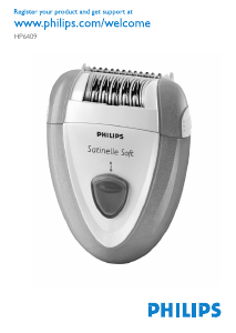 Kasutusjuhend Philips HP6409 Epilaator