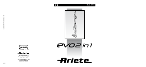 كتيب مكنسة كهربائية 2774 Evo 2in1 Ariete