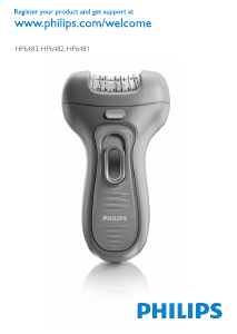 Priručnik Philips HP6481 Epilator