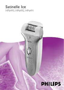 Manual Philips HP6492 Epilator