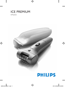 Manual Philips HP6503 Epilator