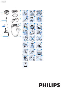 Manuale Philips HP6509 Epilatore