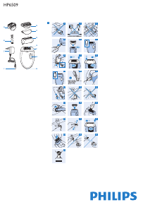 사용 설명서 필립스 HP6509 제모기