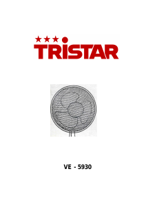 Manual de uso Tristar VE-5930 Ventilador