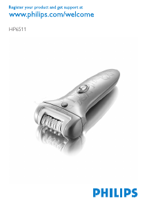 Priručnik Philips HP6511 Epilator