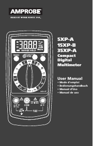 Manual de uso Amprobe 15XP-B Multímetro